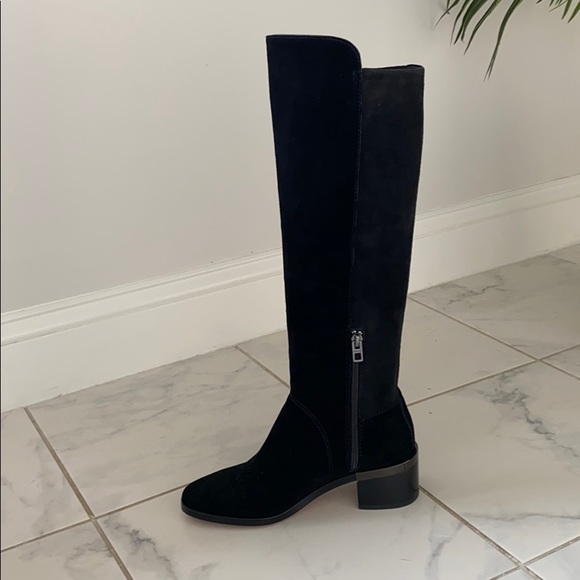 Coach suede knee height boots - Picture 6 of 9